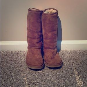 Brown Mid Calf UGG Boots